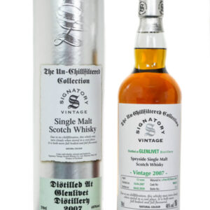 Glenlivet 2007 Aged 17 Years Speyside Single Malt Scotch Whisky – Signatory Vintage (700ml)