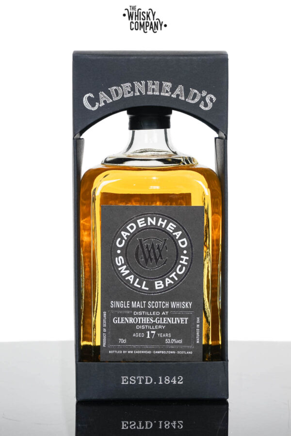 Glenrothes – Glenlivet 2001 Aged 17 Years Single Malt Scotch Whisky – Cadenhead (700ml)