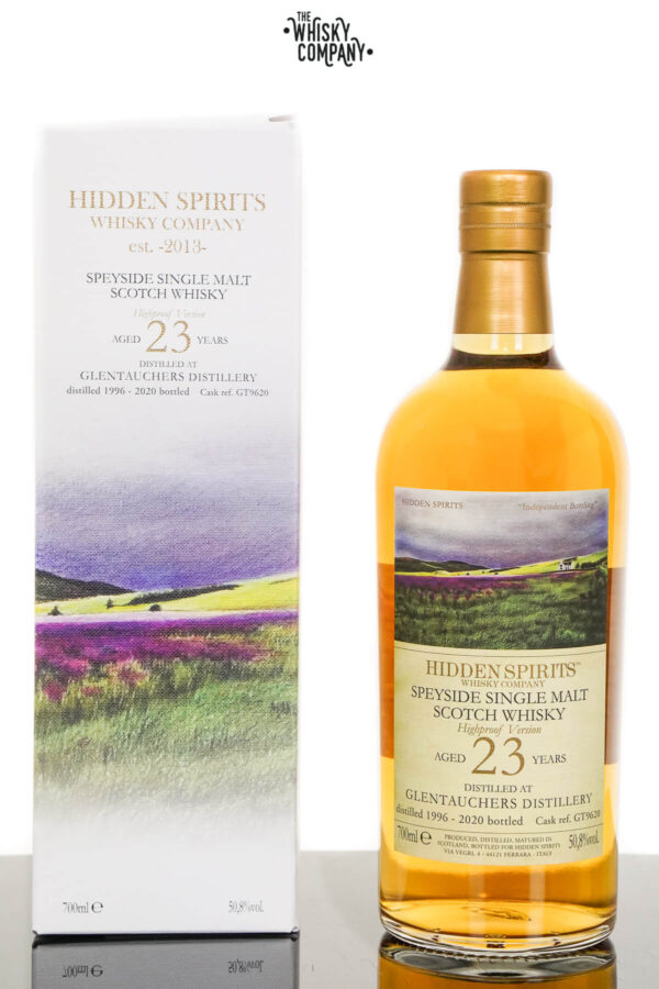 Glentauchers 1996 Aged 28 Years Speyside Single Malt Scotch Whisky – Hidden Spirits (700ml)