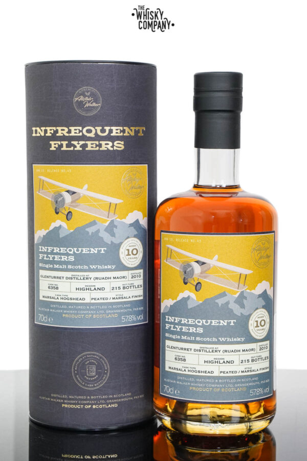 Glenturret (Ruadh Maor) 2010 Aged 10 Years Single Malt Scotch Whisky – Infrequent Flyers (700ml)