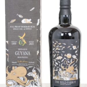 Guyana Rum 1999 Aged 21 Years PM Still The Wild Parrot – Hidden Spirits (700ml)
