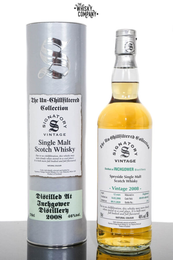 Inchgower 2008 UCF Aged 12 Years Single Malt Scotch Whisky – Signatory Vintage (700ml)
