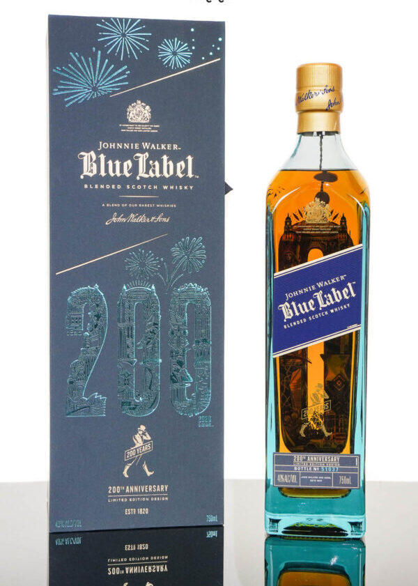 Johnnie Walker Blue Label 200th Anniversary Limited Edition Design Blended Scotch Whisky (750ml)