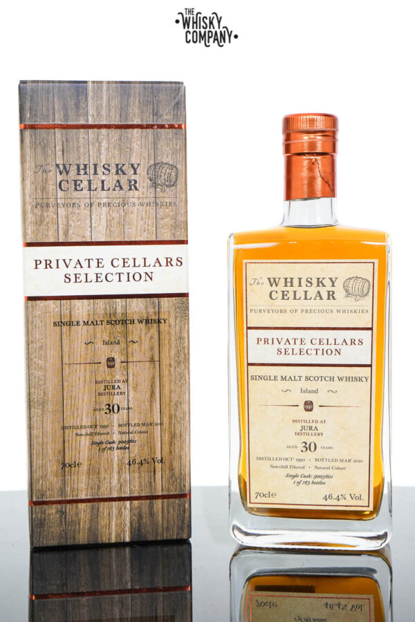 Jura 1990 Aged 30 Years Old Private Cellars Selection Single Malt Scotch Whisky – The Whisky Cellar (700ml)