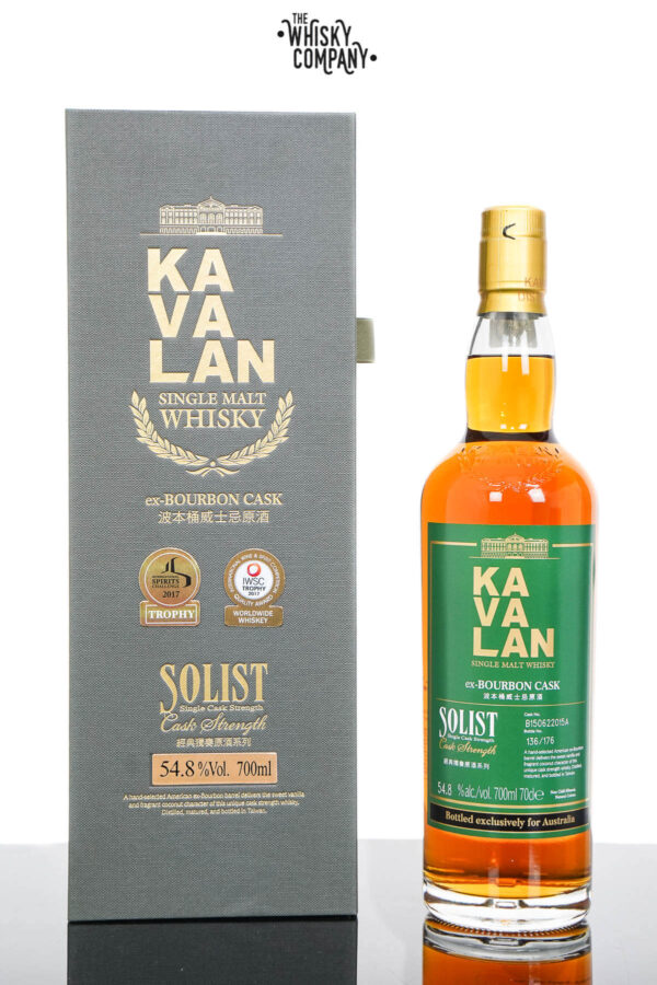 Kavalan Solist Ex Bourbon Australian Exclusive Cask Strength Taiwanese Single Malt Whisky (700ml)