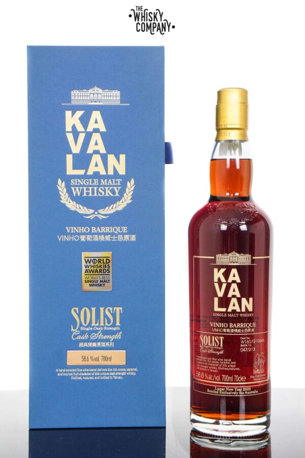 Kavalan Solist Vinho Barrique ‘Year Of The Tiger’ Australian Exclusive Taiwanese Single Malt Whisky (700ml)
