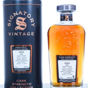 Ledaig 2005 Age 17 Years Cask Strength Single Malt Scotch Whisky – Signatory Vintage (700ml)