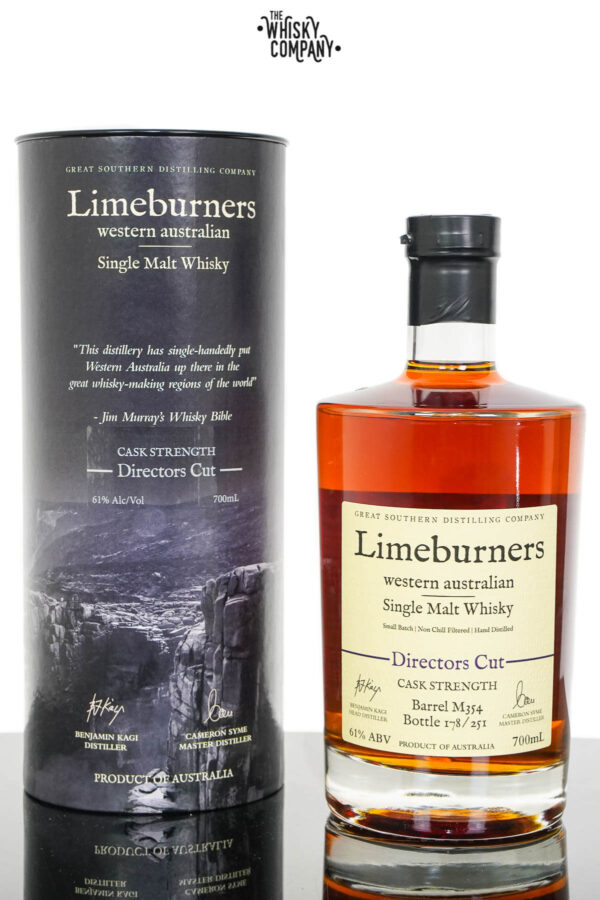 Limeburners Directors Cut Australian Single Malt Whisky  – Barrel 354 (700ml)