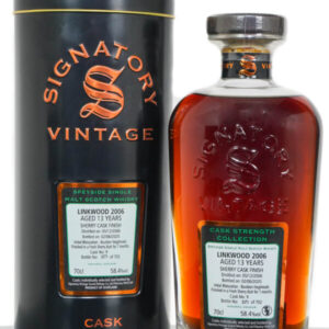 Linkwood 2006 Aged 13 Years Cask Strength Single Malt Scotch Whisky – Signatory Vintage (700ml)