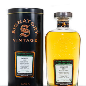 Linkwood 1997 Aged 25 Years (cask 7540) Single Malt Scotch Whisky – Signatory Vintage (700ml)