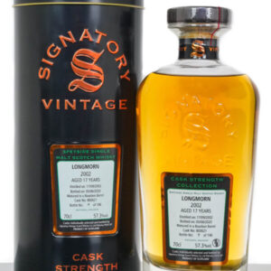 Longmorn 2002 Aged 22 Years Cask Strength Single Malt Scotch Whisky – Signatory Vintage (700ml)