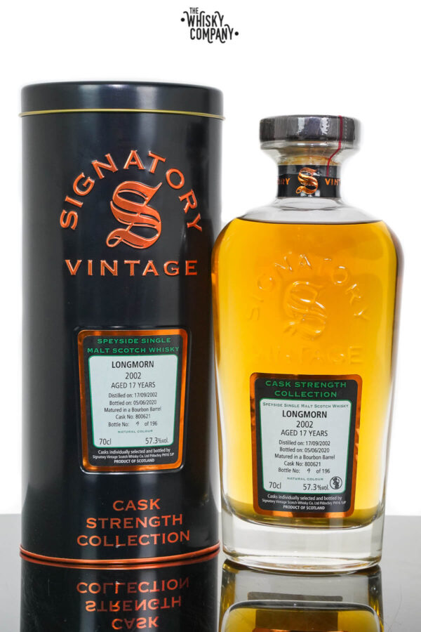 Longmorn 2002 Aged 22 Years Cask Strength Single Malt Scotch Whisky – Signatory Vintage (700ml)