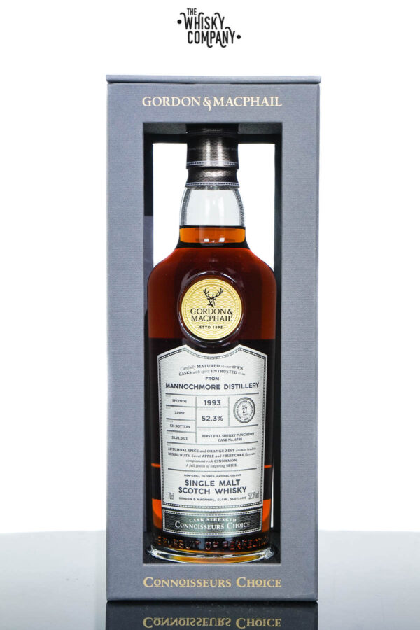 Mannochmore 1993 Aged 27 Years Connoisseurs Choice Single Malt Scotch Whisky – Gordon & MacPhail (700ml)
