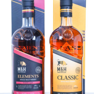 Milk & Honey Elements Sherry Cask and Classic Israeli Single Malt Whisky Bundle (2 x 700ml)
