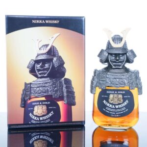 Nikka Gold & Gold Kabuto Samurai Japanese Single Malt Whisky (700ml)