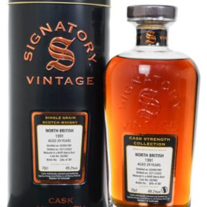 North British 1991 Aged 29 Years Single Grain Scotch Whisky – Signatory Vintage (700ml)