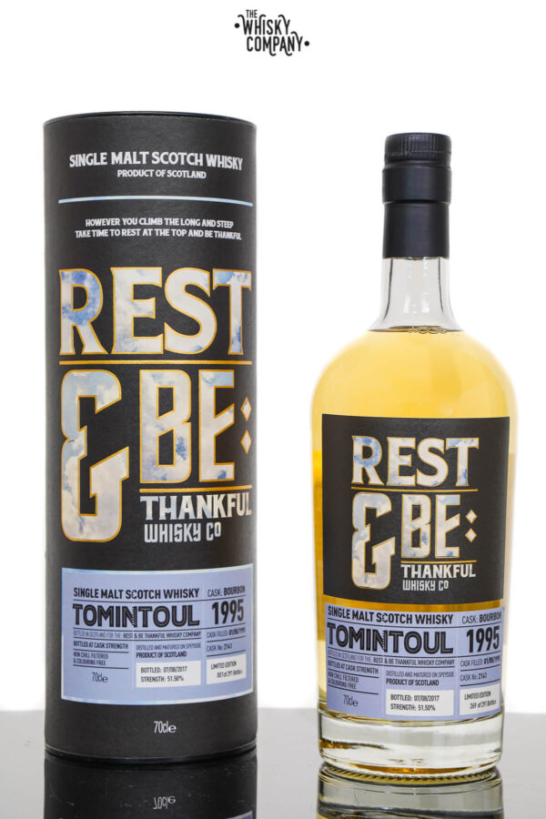 Tomintoul 1995 Aged 29 Years Old Single Malt Scotch Whisky – Rest and be Thankful (700ml)