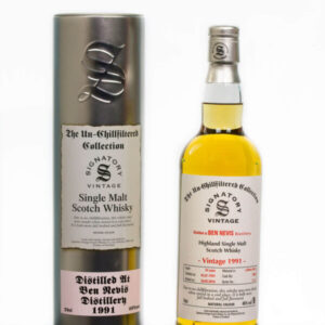 Ben Nevis 1991 Aged 24 Years Single Malt Scotch Whisky – Signatory Vintage (700ml)