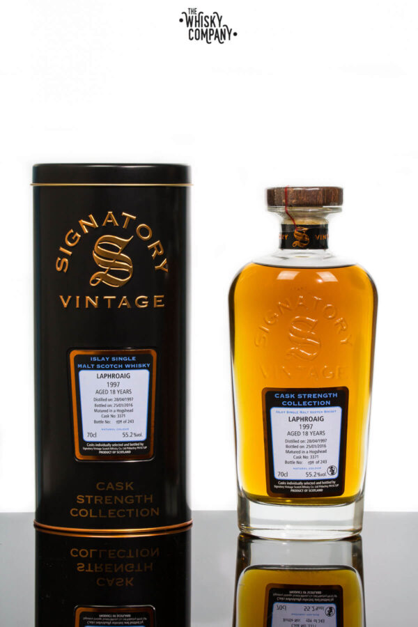 Laphroaig 1997 Aged 18 Years Single Malt Scotch Whisky – Signatory Vintage (700ml)