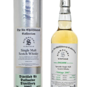 Dailuaine 2007 Aged 17 Years UCF Speyside Single Malt Scotch Whisky – Signatory Vintage (700ml)
