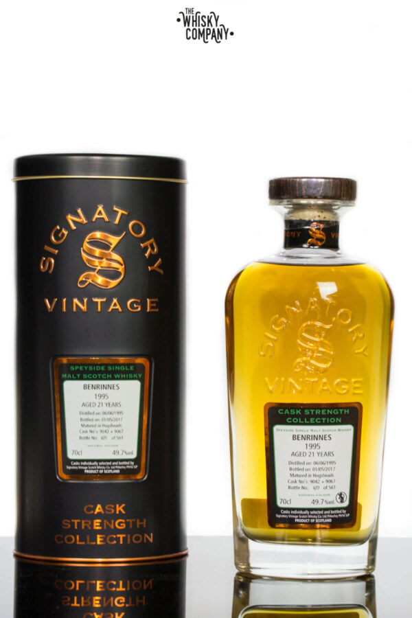 Benrinnes 1995 Aged 21 Years Single Malt Scotch Whisky – Signatory Vintage (700ml)