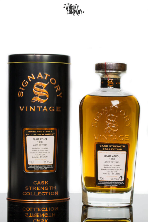 Blair Athol 1988 Aged 28 Years Single Malt Scotch Whisky – Signatory Vintage (700ml)