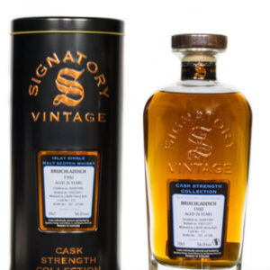 Bruichladdich 1990 Aged 26 Years Single Malt Scotch Whisky – Signatory Vintage (700ml)