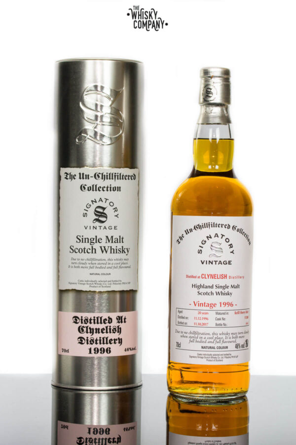 Clynelish 1996 Aged 20 Years Single Malt Scotch Whisky – Signatory Vintage (700ml)