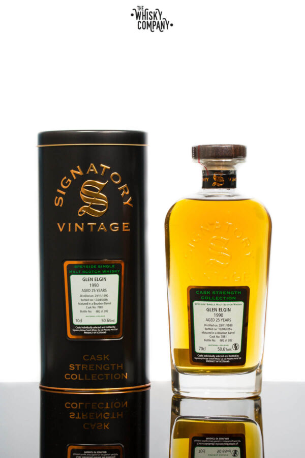 Glen Elgin 1990 Aged 25 Years Single Malt Scotch Whisky – Signatory Vintage (700ml)
