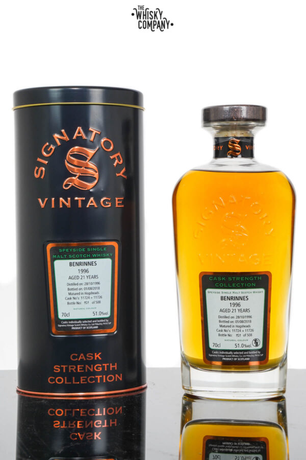Benrinnes 1996 Aged 28 Years Speyside Single Malt Scotch Whisky – Signatory Vintage (700ml)