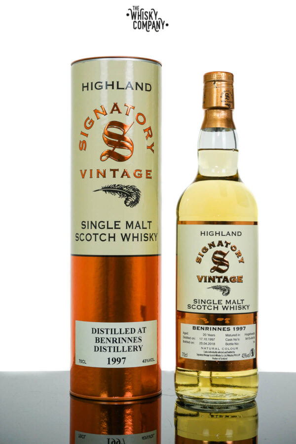 Benrinnes 1997 Aged 20 Years Single Malt Scotch Whisky – Signatory Vintage (700ml)