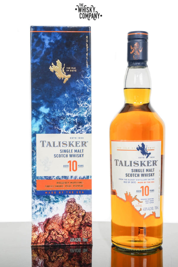 Talisker Aged 10 Years Island Single Malt Scotch Whisky (700ml) – Damaged Packaging