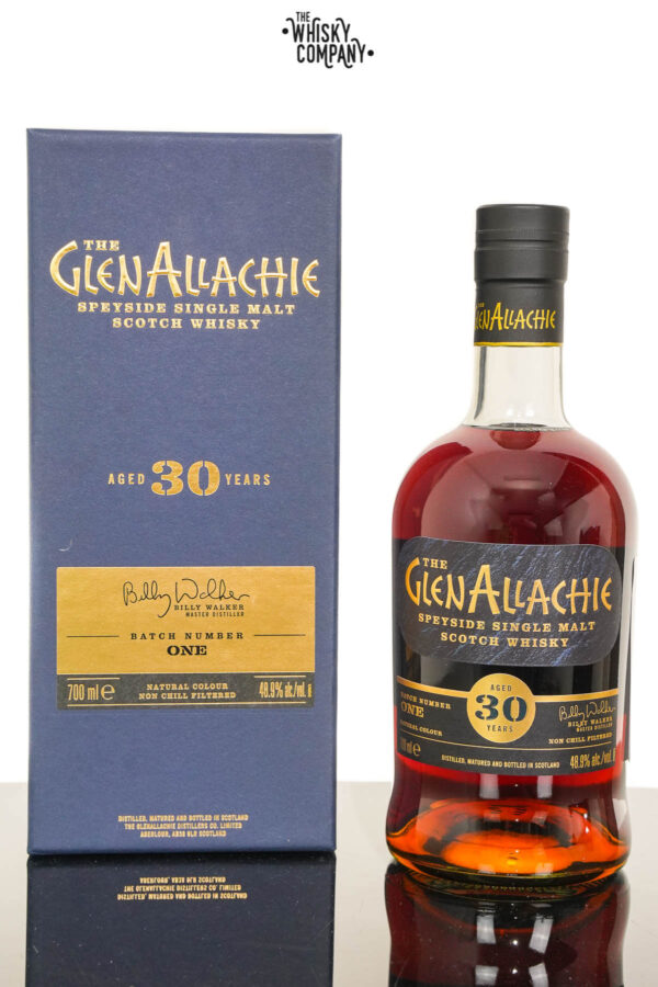 GlenAllachie Aged 30 Years Single Malt Scotch Whisky – Batch One (700ml)