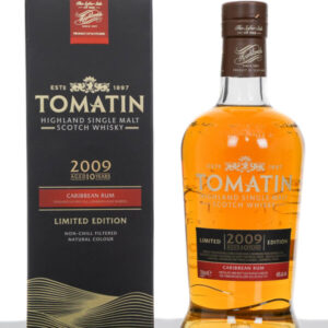 Tomatin 15 Years Old 2009 Caribbean Rum Cask Finish Single Malt Scotch Whisky (700ml)