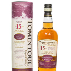 Tomintoul Aged 15 Years Portwood Finish Speyside Single Malt Scotch Whisky (700ml)