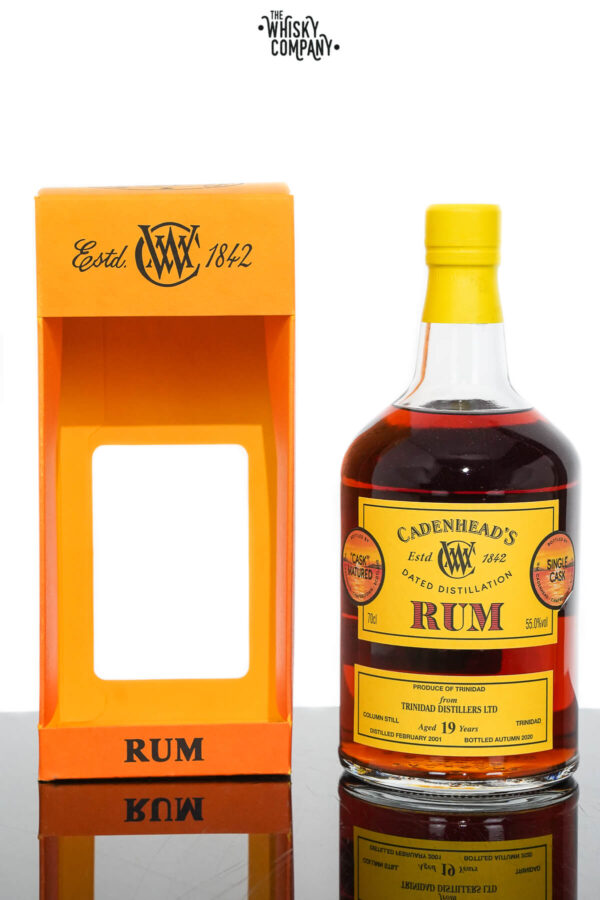 Trinidad Distillers Ltd 2001 Aged 23 Years Trinidad Rum – Cadenhead’s (700ml)