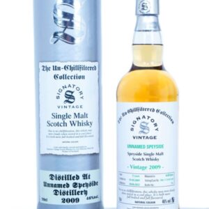 Speyside 2009 Aged 13 Years Single Malt Scotch Whisky – The Un-Chillfiltered Collection By Signatory Vintage (700ml)