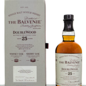 The Balvenie Aged 25 Years DoubleWood Speyside Single Malt Scotch Whisky (750ml)