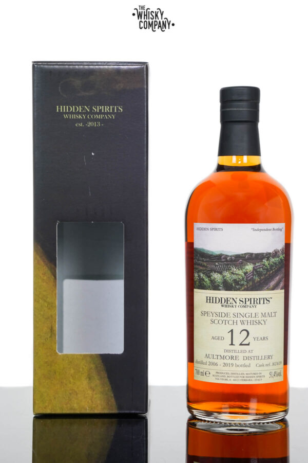 Aultmore 2006 Aged 12 Years Single Malt Scotch Whisky – Hidden Spirits (700ml)