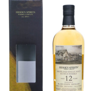 Blair Athol 2006 Aged 12 Years Single Malt Scotch Whisky – Hidden Spirits (700ml)
